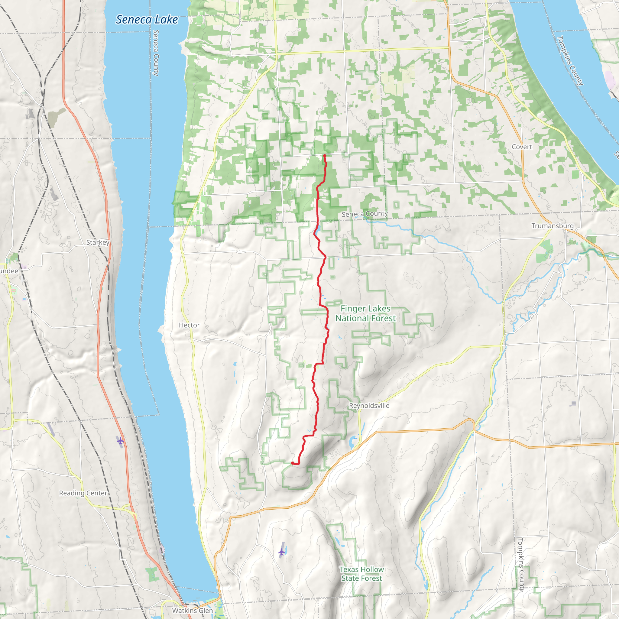 Interloken Trail mobile static map