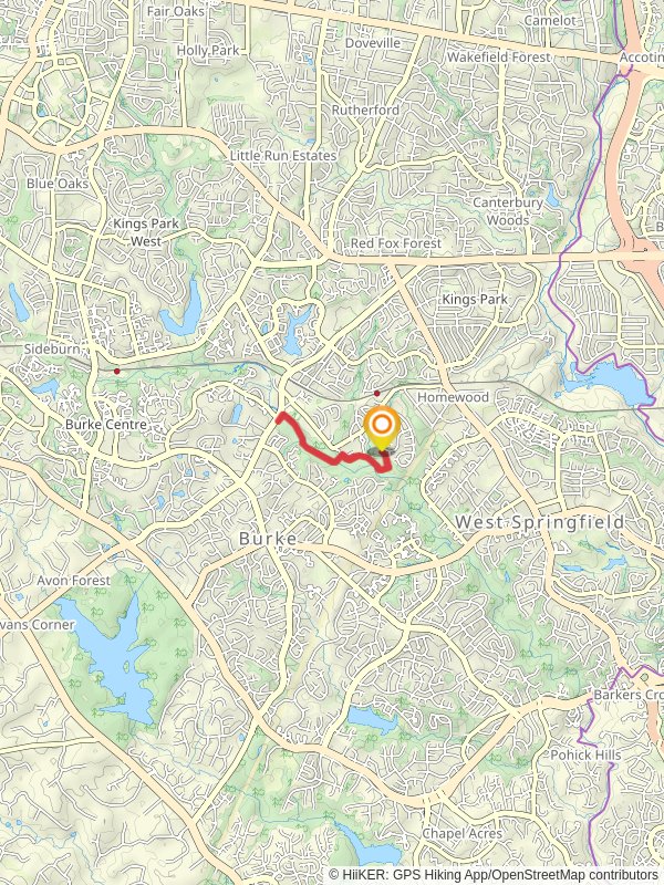 Burke Station Park and Pohick Stream Valley Trail