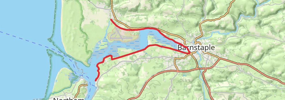 South West Coast Path stage 6 Map