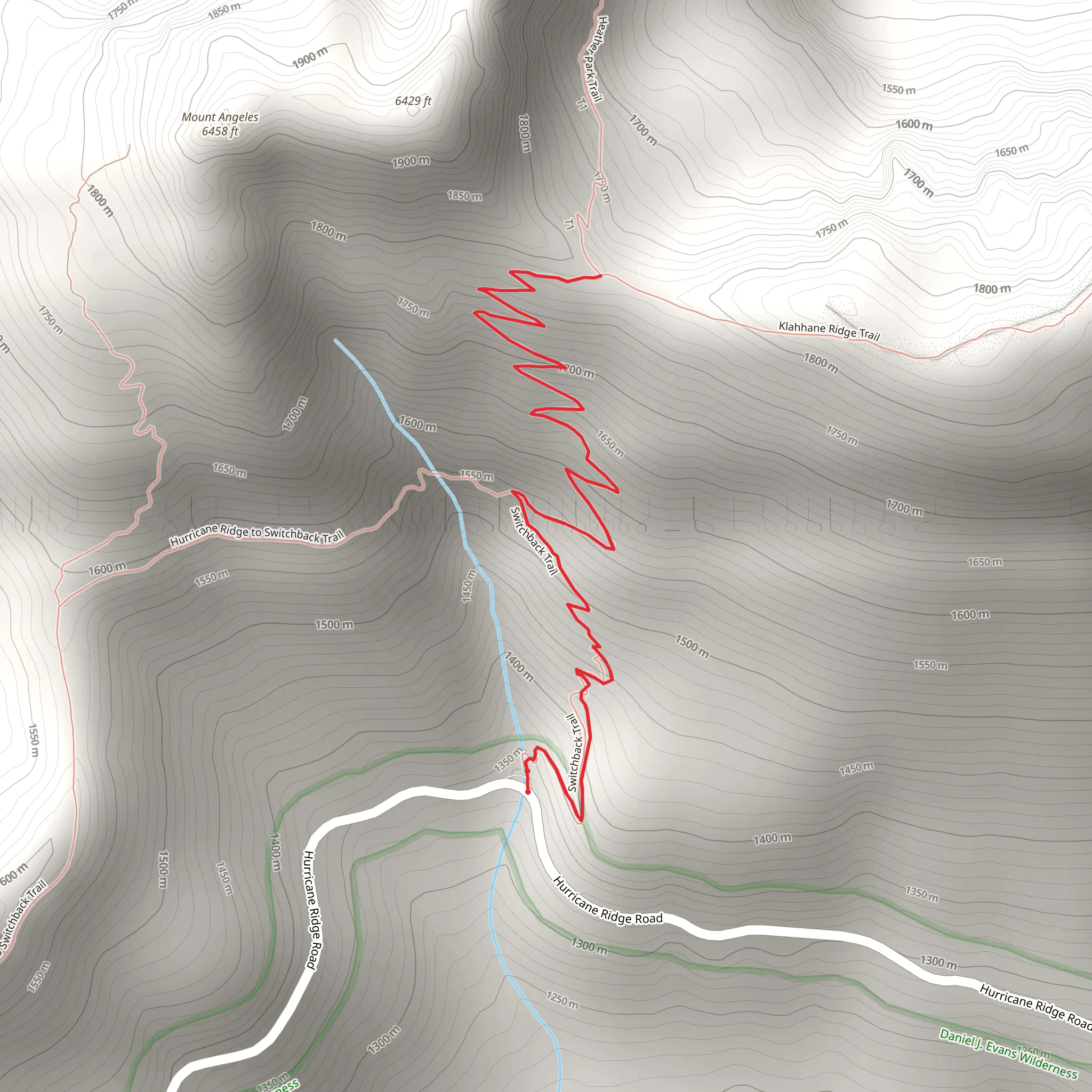 Switchback Trail mobile static map