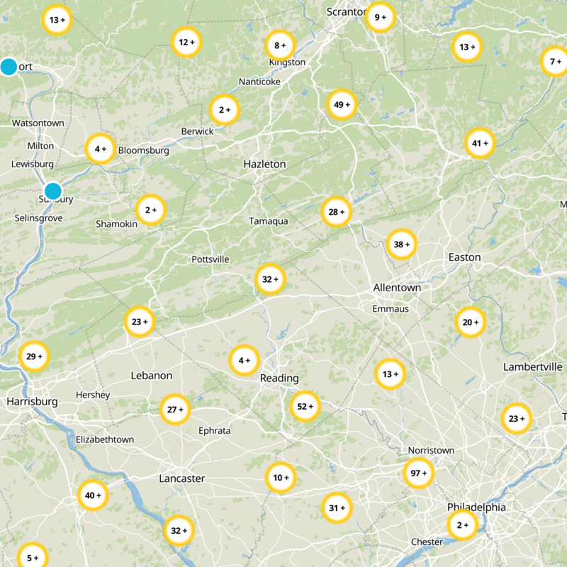 Berks County Static Map