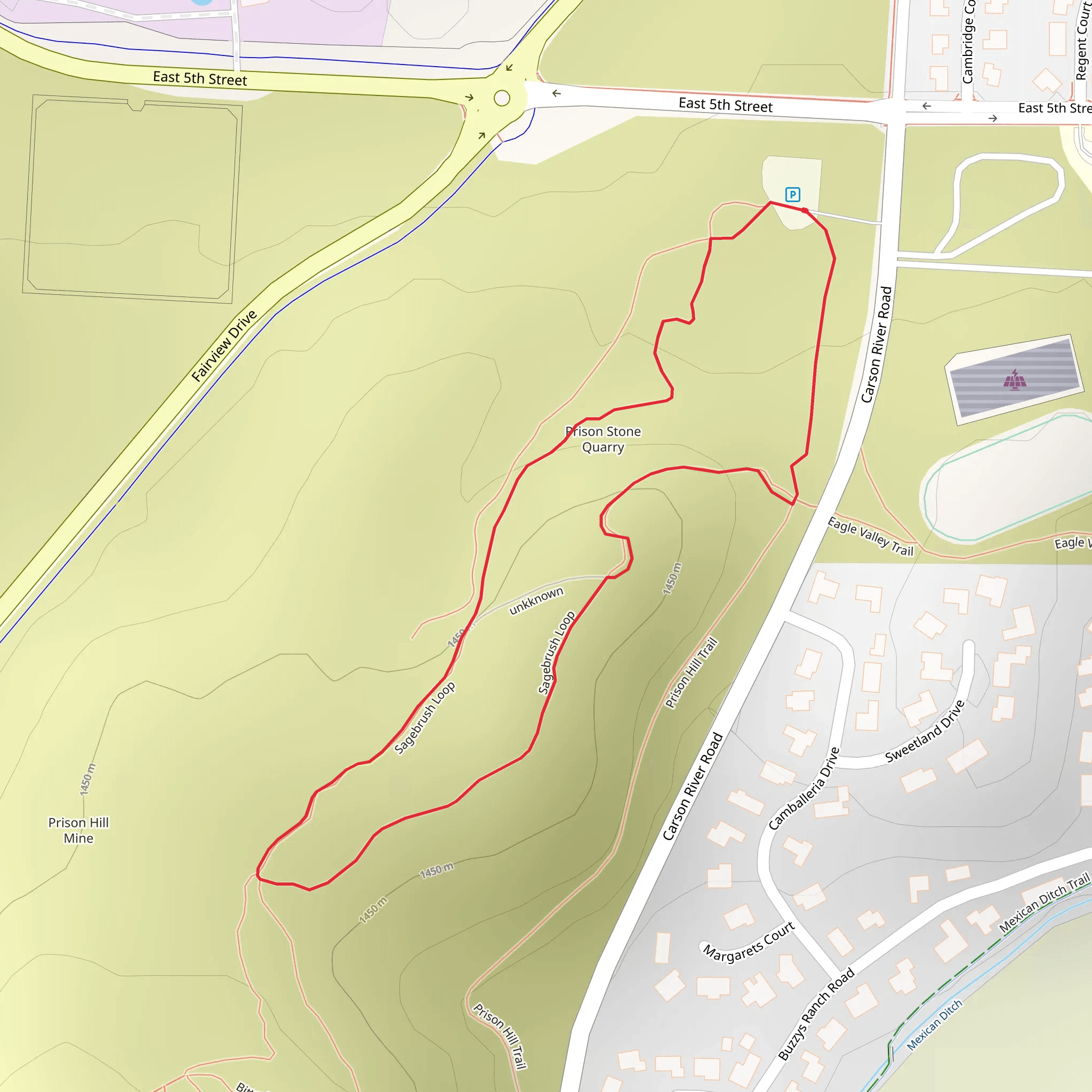 Sagebrush Loop mobile static map