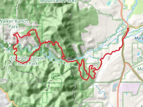 Community Ditch, Goshawk Ridge and Walker Ranch Loop Trail