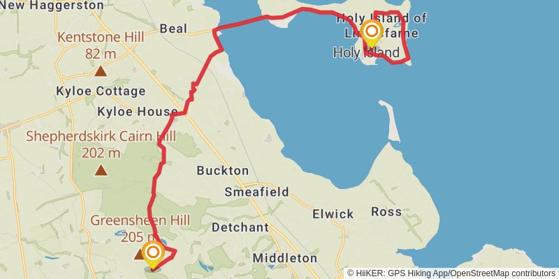 Alternative Coast to Coast stage 18 Map