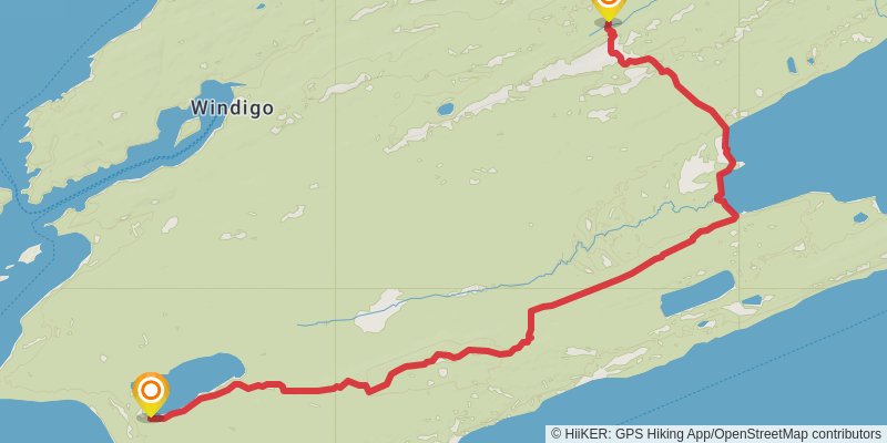 Feldtmann Lake Loop Trail stage 2 Map