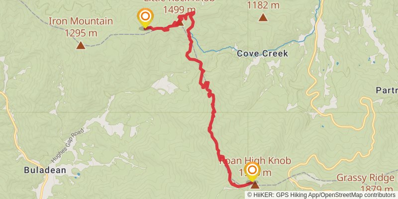 Appalachian Trail stage 41 Map