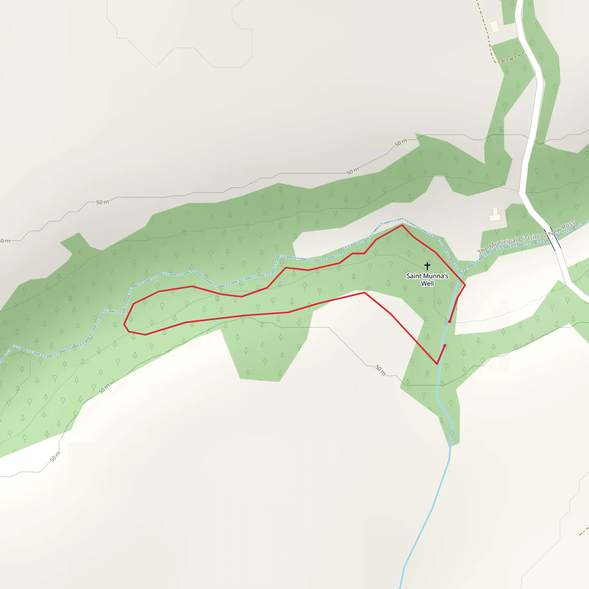 Brownscastle Woods Trail mobile static map