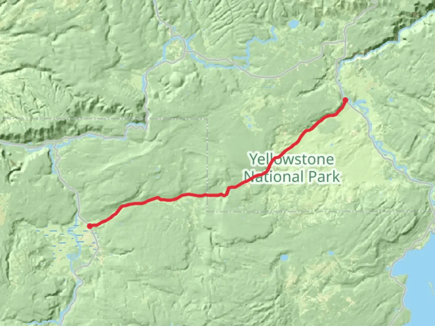 An image depicting the trail Mary Mountain Nez Perce Trail and its surrounding area.