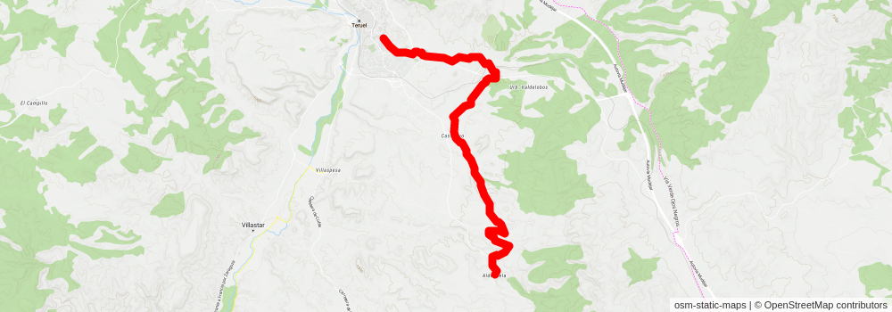 Teruel - Valacloche PR TE 006-b stage 2 Map