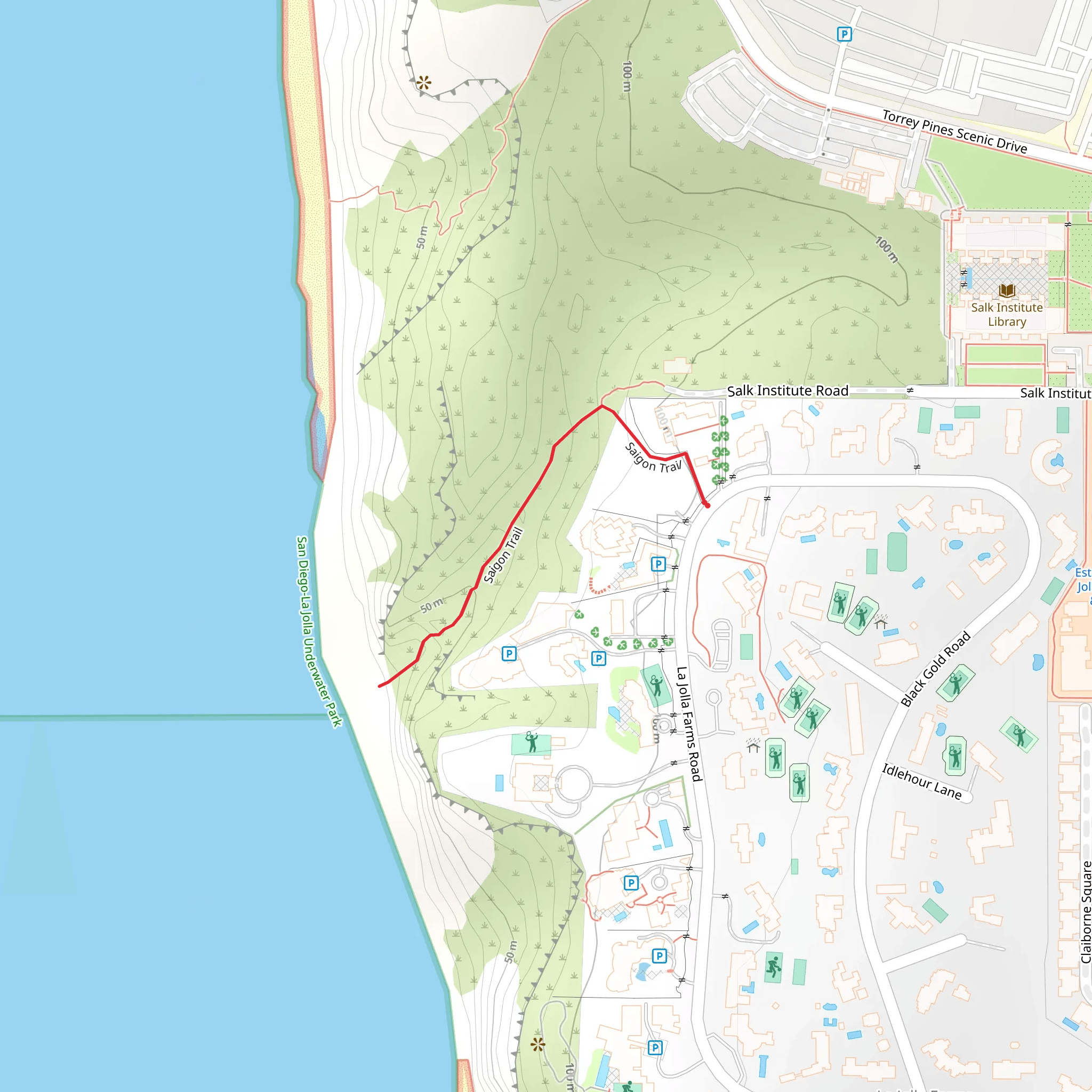 Saigon Trail mobile static map