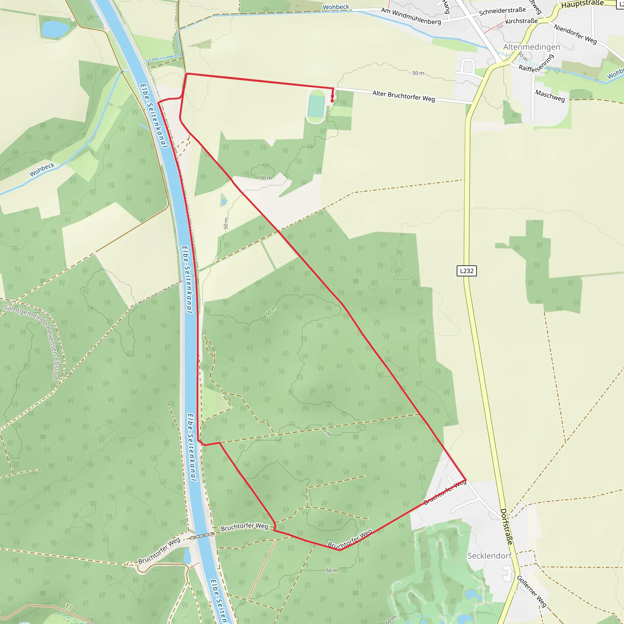 Grosse Runde 2 - Altenmedingen mobile static map