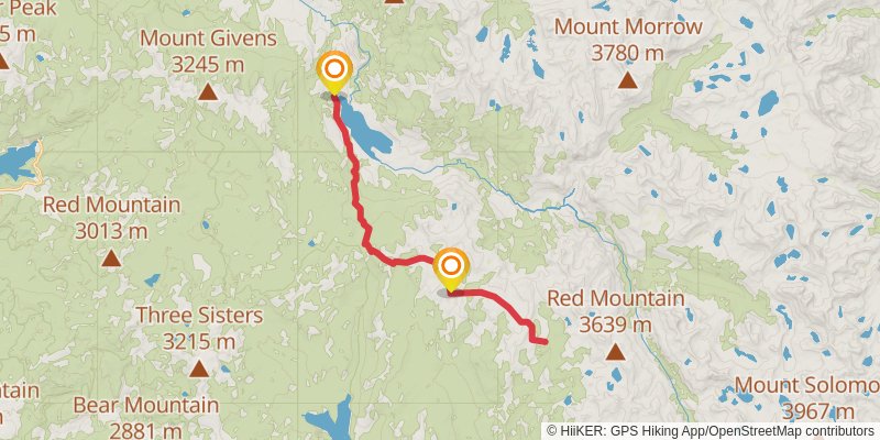 Reddys Hole Trail stage 3 Map