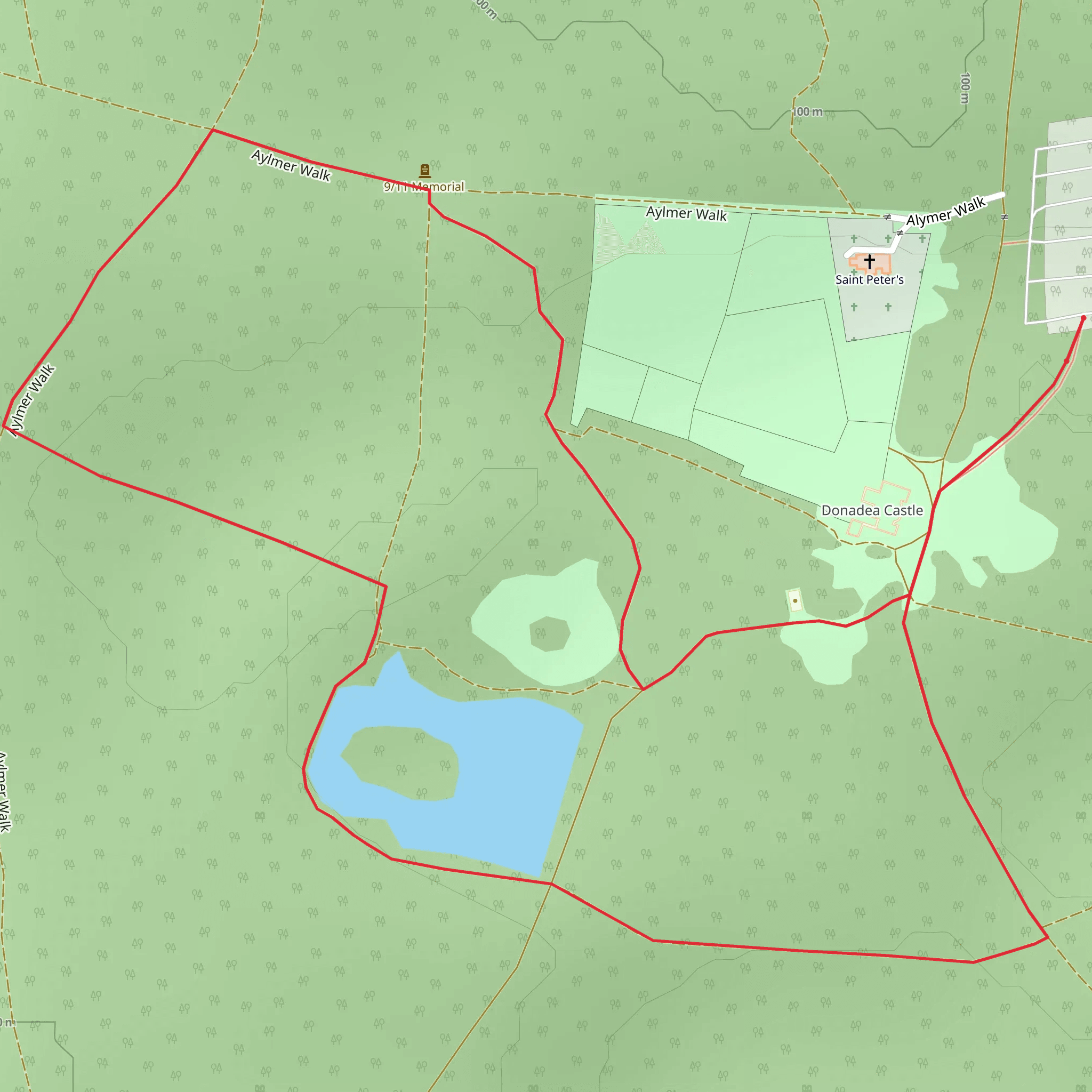 Donadea Forest Park - Nature Walk mobile static map