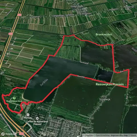 Surfplas, s - Gravenkoop, Groot Vogelenzang and klein Vogelenzang Loop