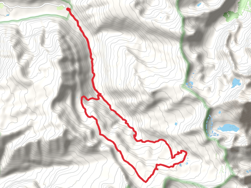 South Teton - Buck Mountain Pass and Devil's Staircase Loop Trail