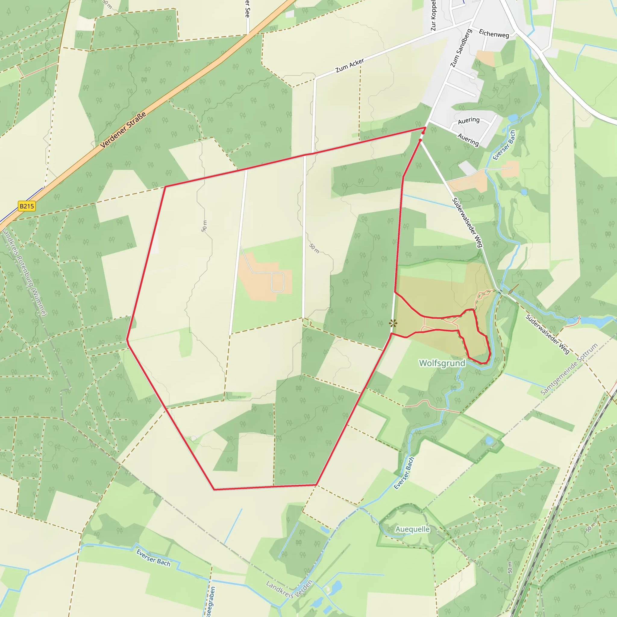 Nordpfad Wolfsgrund Loop mobile static map