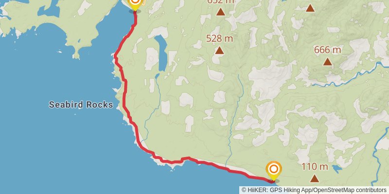 West Coast Trail stage 4 Map