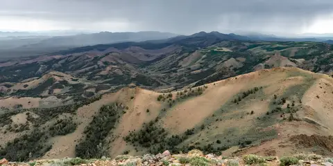 An image depicting the trail Mt Jefferson Trail and its surrounding area.