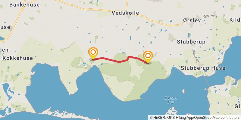 Lagunestien alt 1 Map