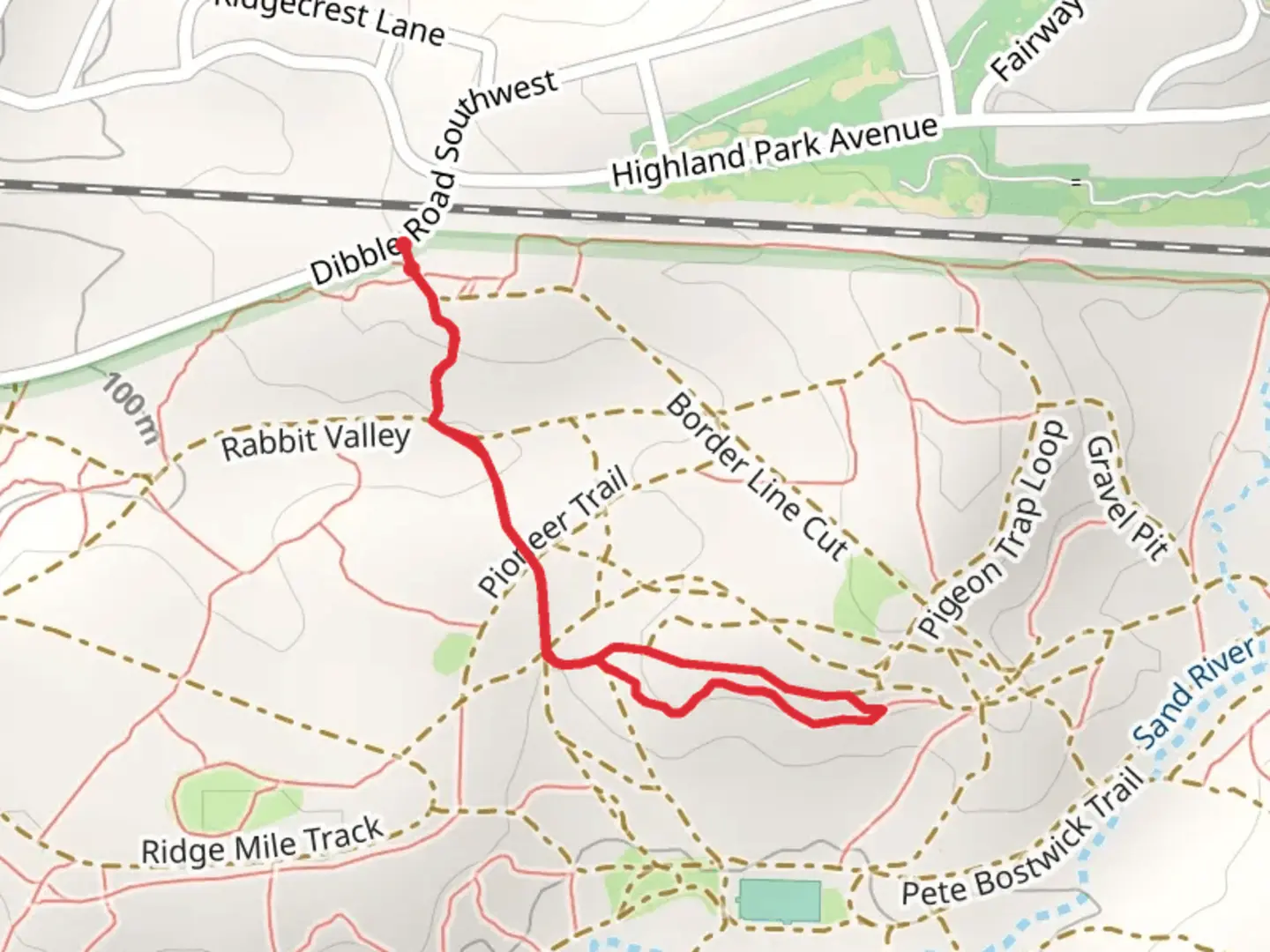 An image depicting the trail Kalmia Loop Trail and its surrounding area.