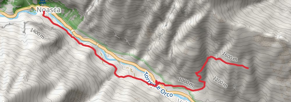Grande Traversata delle Alpi stage 26 Map
