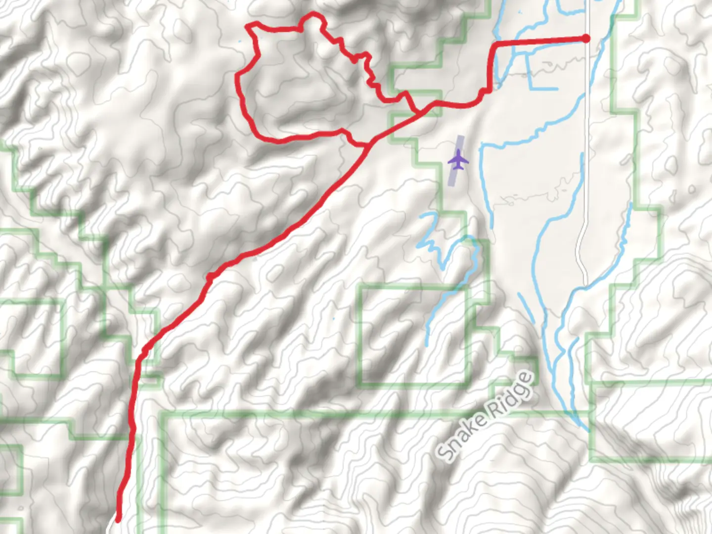 An image depicting the trail Cottonwood Pass Road Loop and its surrounding area.