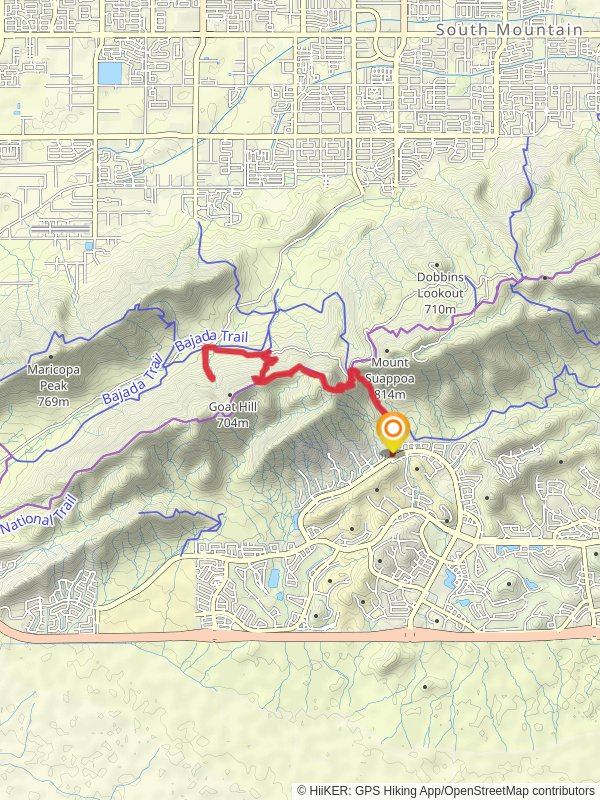 Telegraph Pass and Max Delta Mine Trail