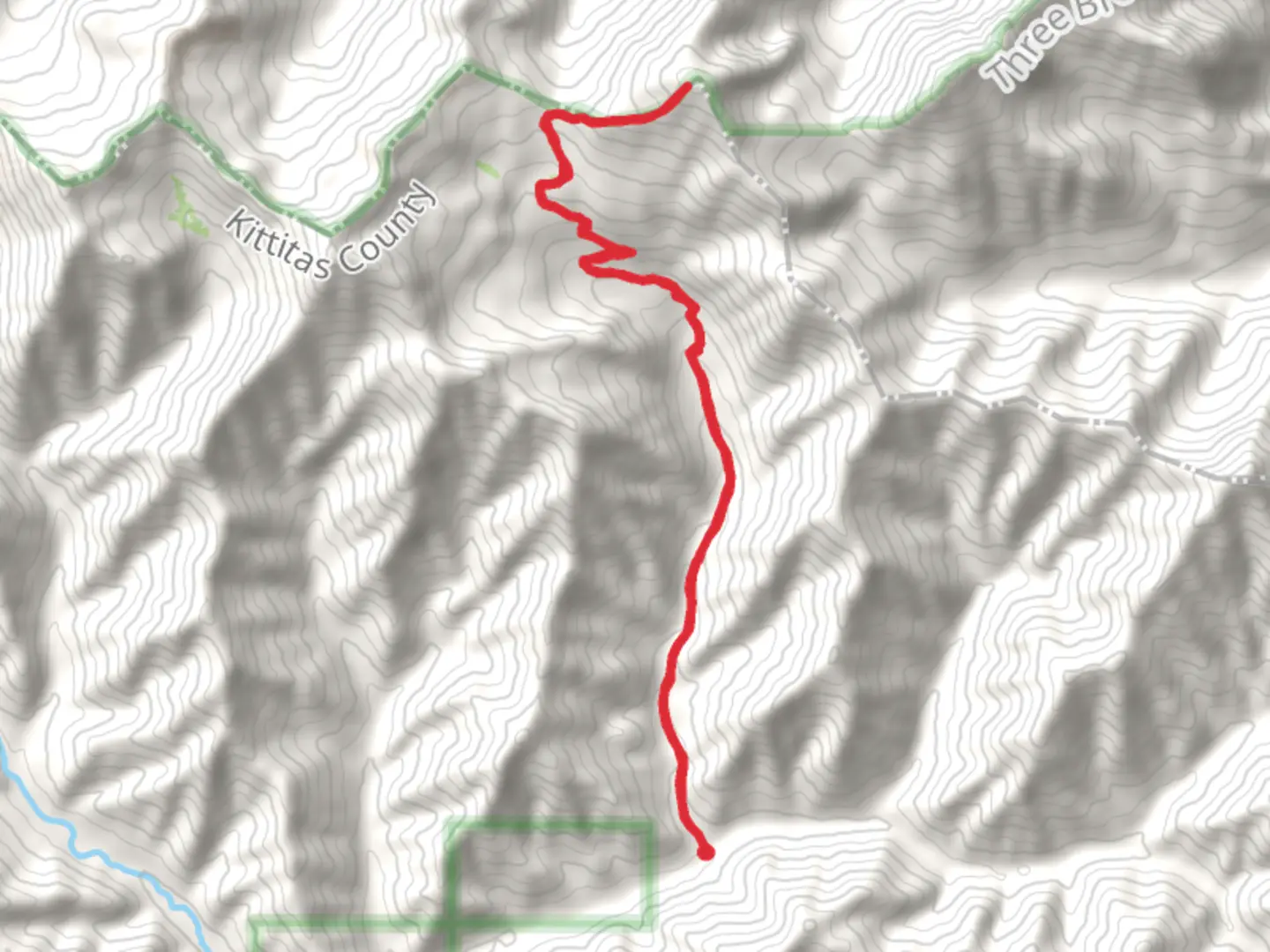An image depicting the trail Navaho Peak via Stafford Creek Trail and its surrounding area.