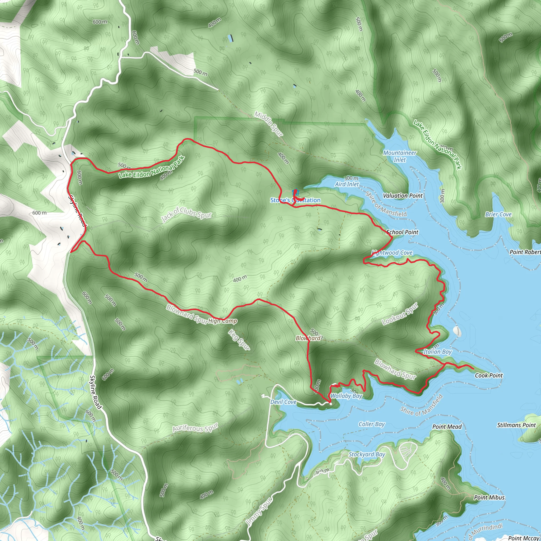 Blowhard Circuit mobile static map