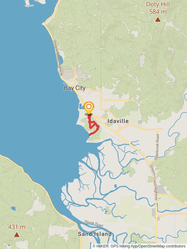 Kilchis Flat and KIlchis Point Reserve Loop