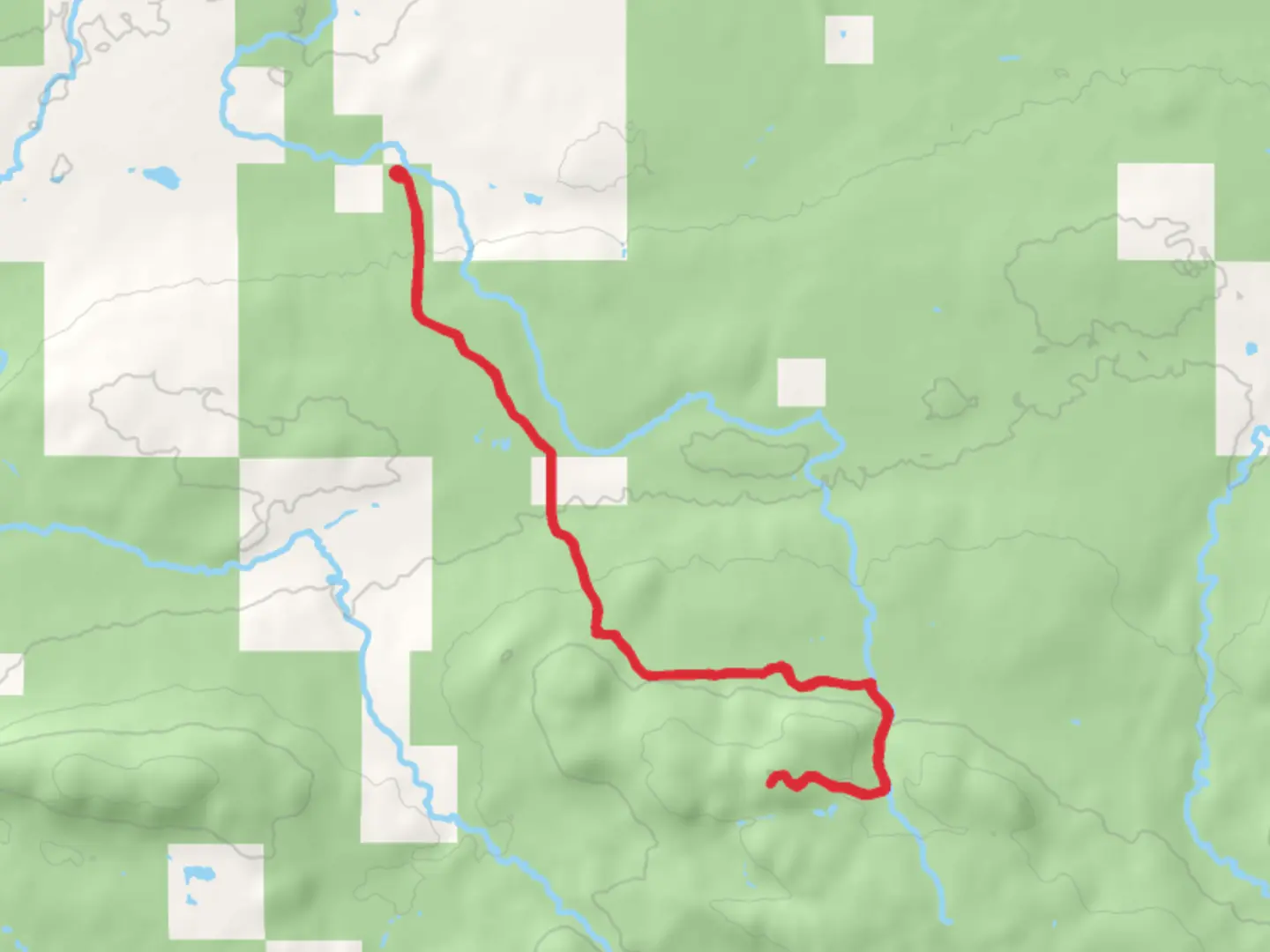 An image depicting the trail Mount Arvon Summit Trail and its surrounding area.