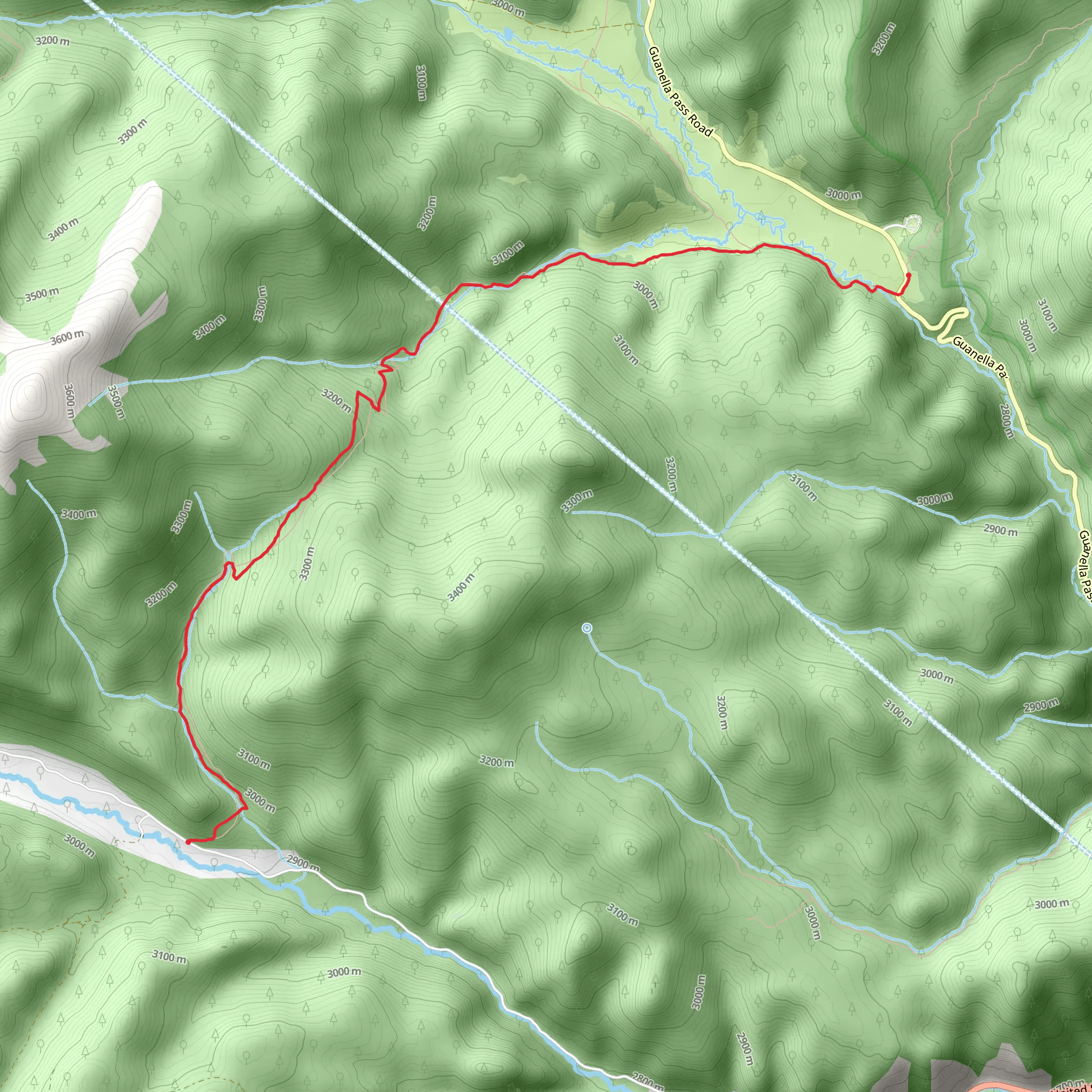 Burning Bear Trail mobile static map