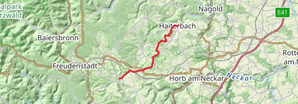 Gäurandweg stage 6 Map