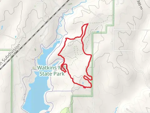 Equestrian Trail System Loop - Watkins Mill Lake