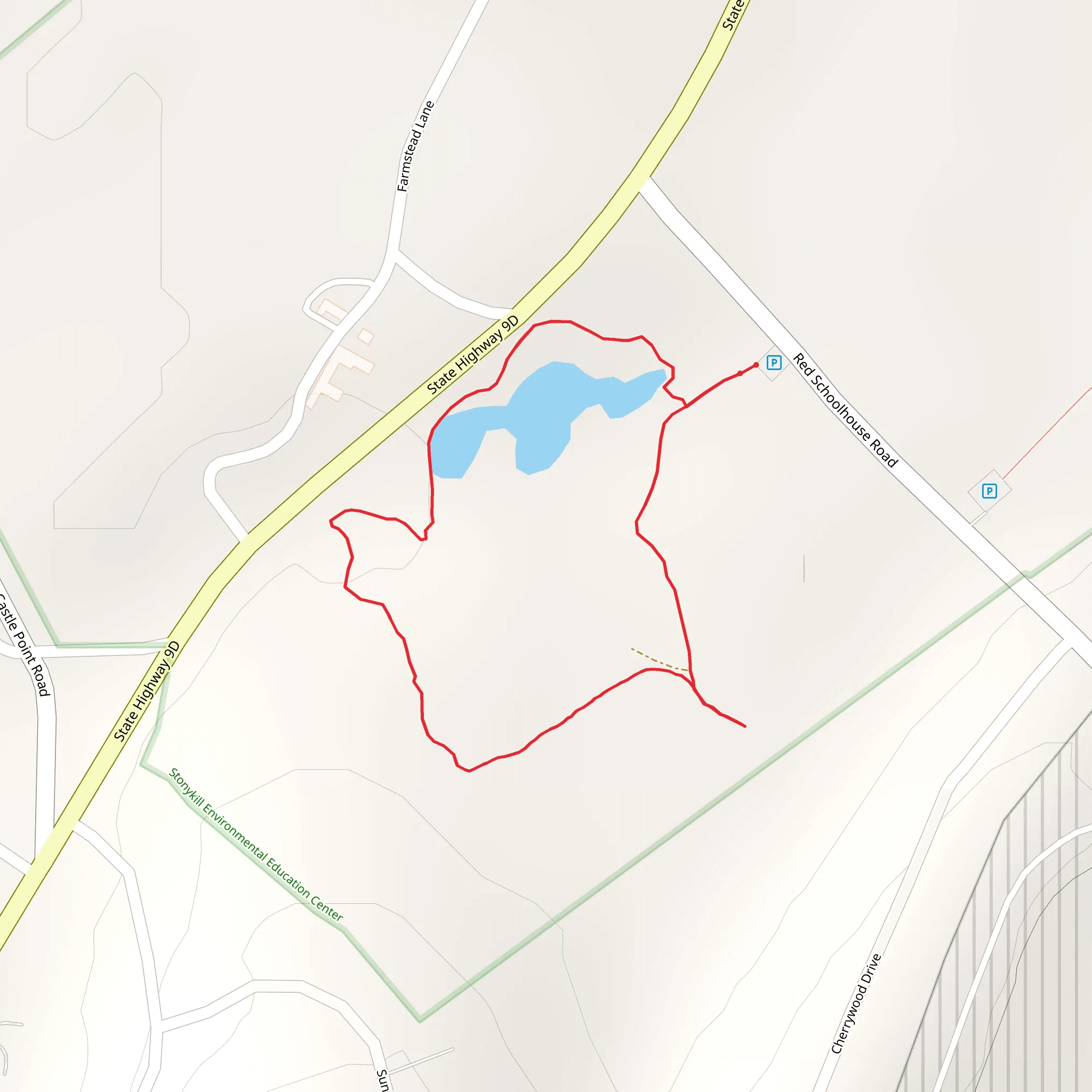 Red Schoolhouse Road Loop mobile static map