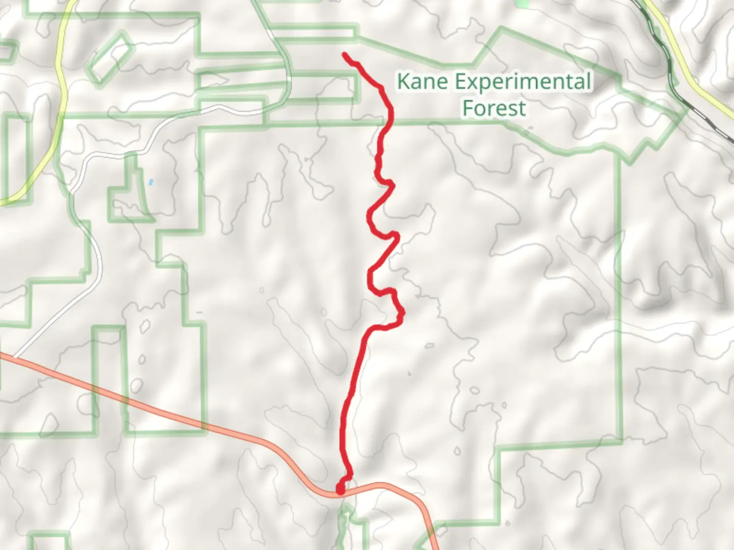 An image depicting the trail Mill Creek Hiking Trail and its surrounding area.