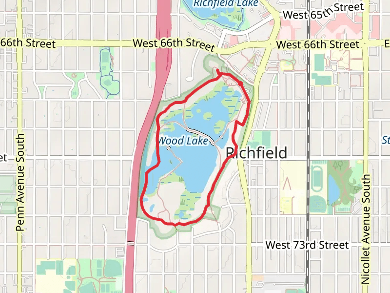 Perimeter Trail Loop - Wood Lake