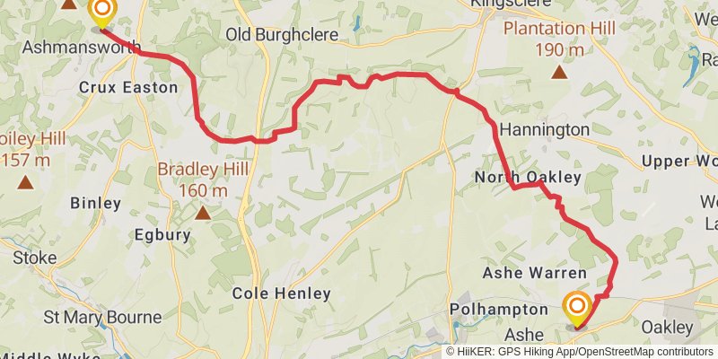 Wayfarers Walk stage 5 Map