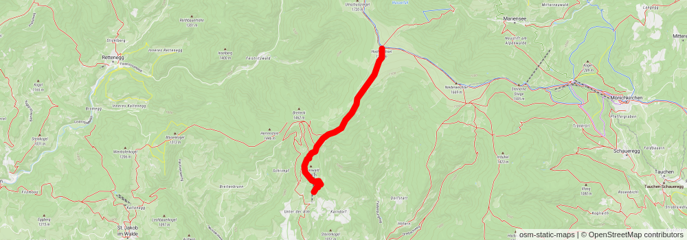 Vorau to Hochwechsel stage 2 Map