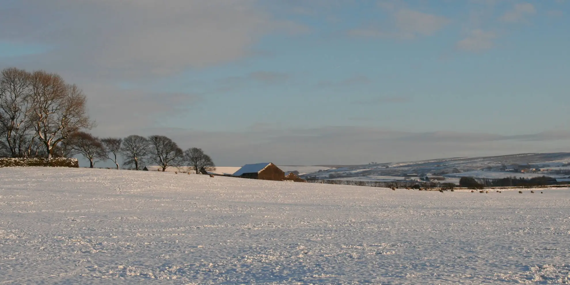 An image depicting the trail Oswaldtwistle Moor from Clough Head and its surrounding area.