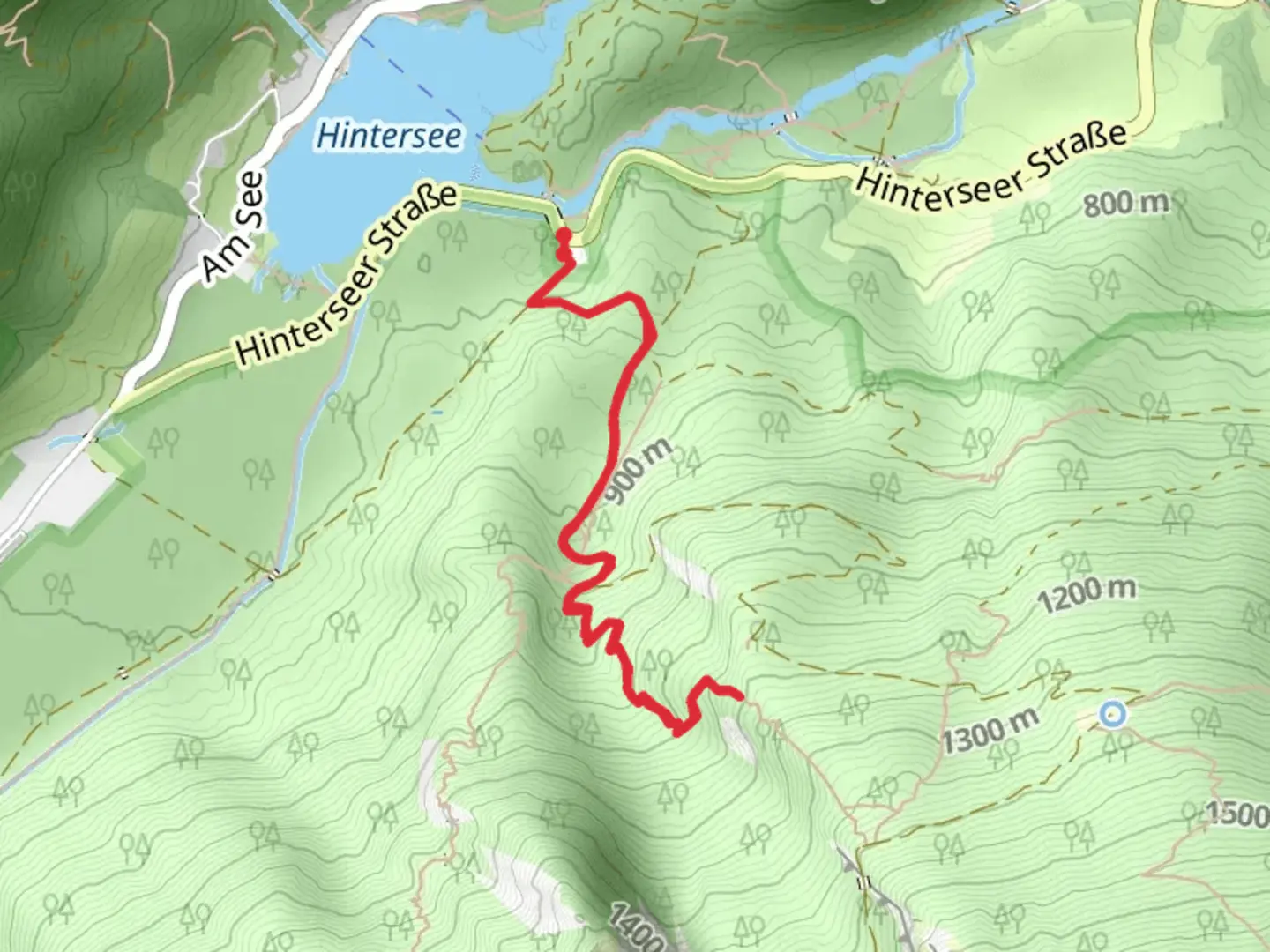 An image depicting the trail Eiskopf and its surrounding area.