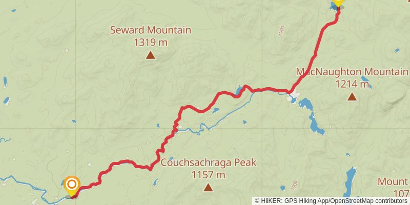 Northville - Placid Trail stage 2 Map