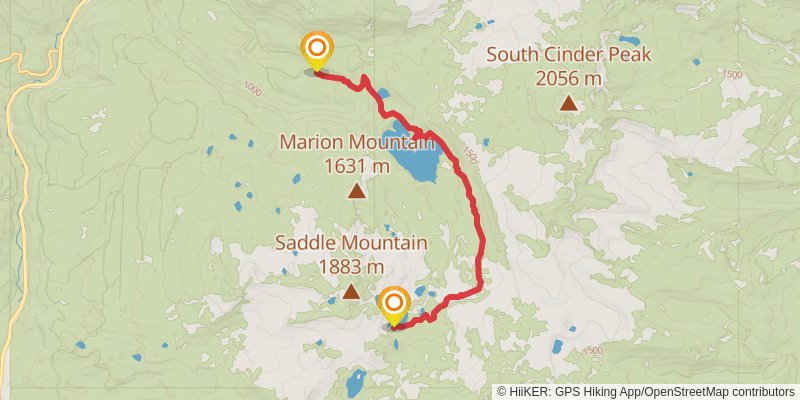 Bowerman Lake via Marion Lake Trail stage 2 Map