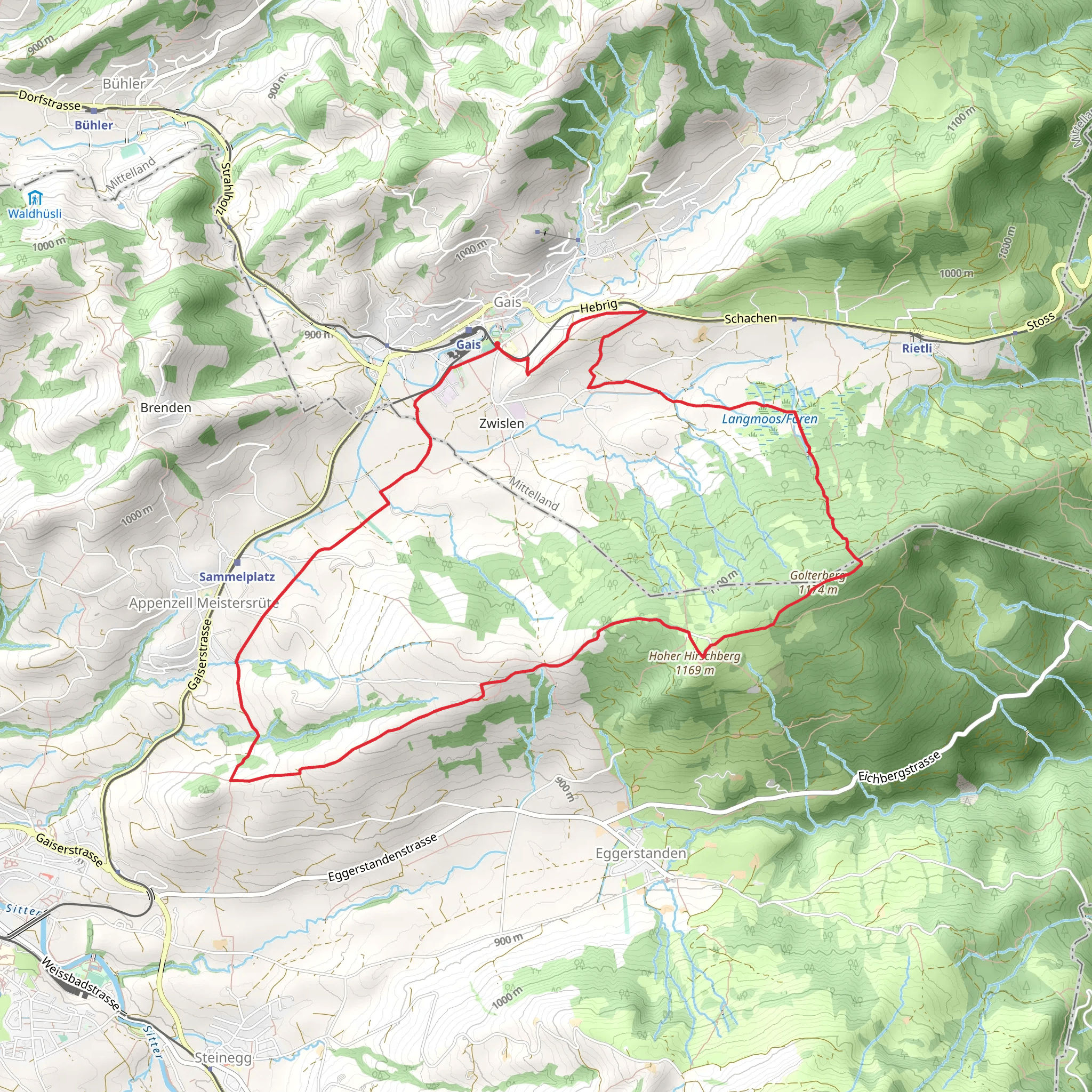 Hoher Hirschberg mobile static map