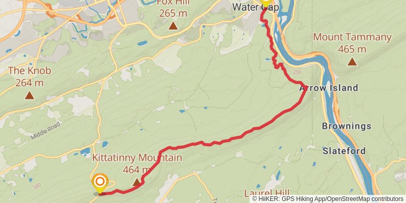 Appalachian Trail Section Hike - High Point To Fox Gap stage 5 Map