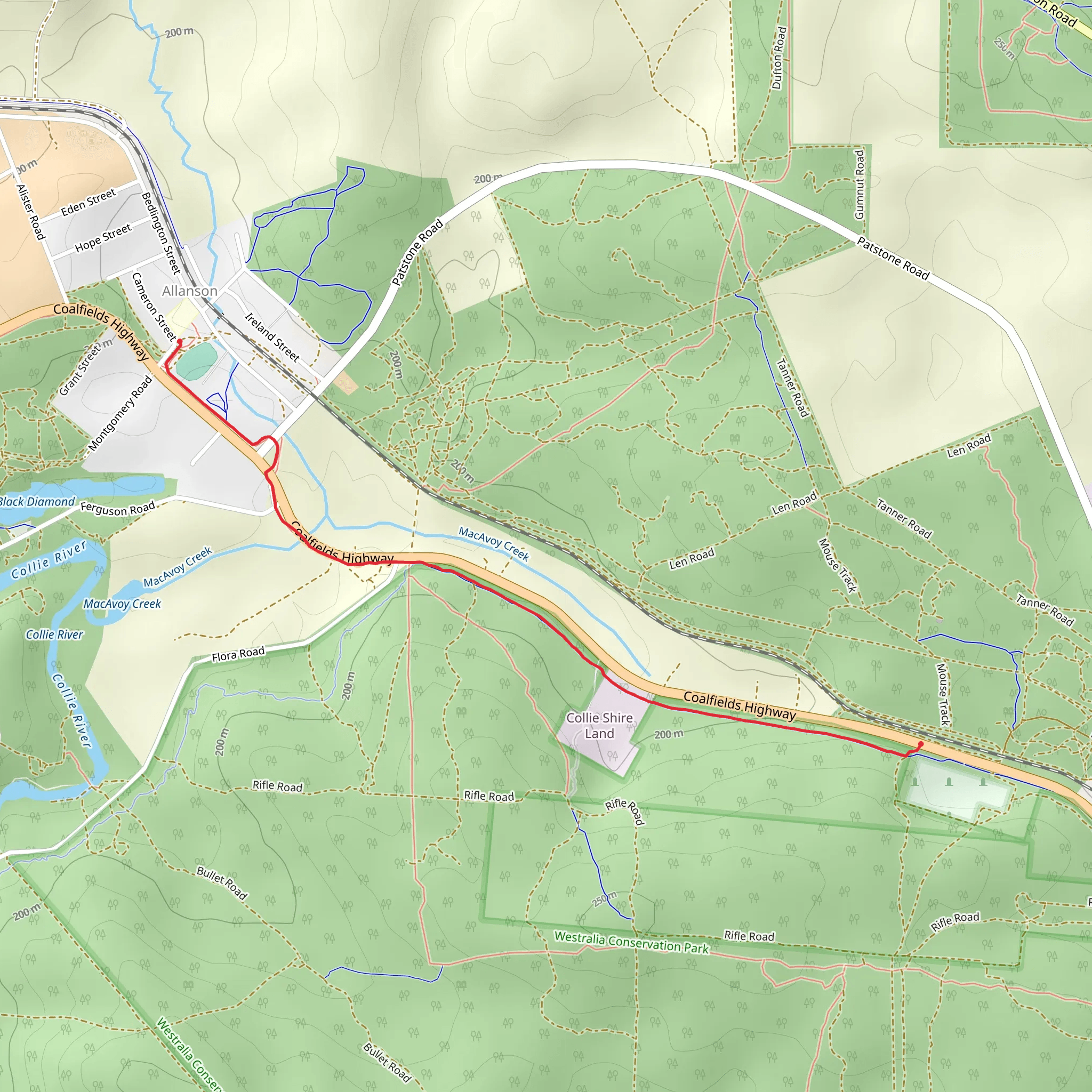 Karak Red Tail Walk mobile static map