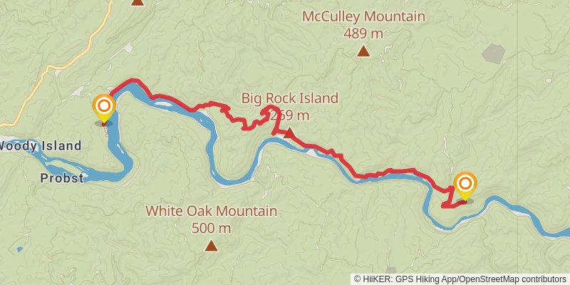 Benton Mackaye Trail stage 13 Map