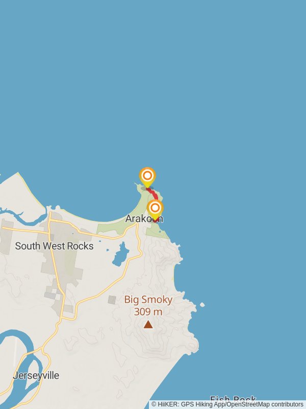 Monument Hill Track mobile static map