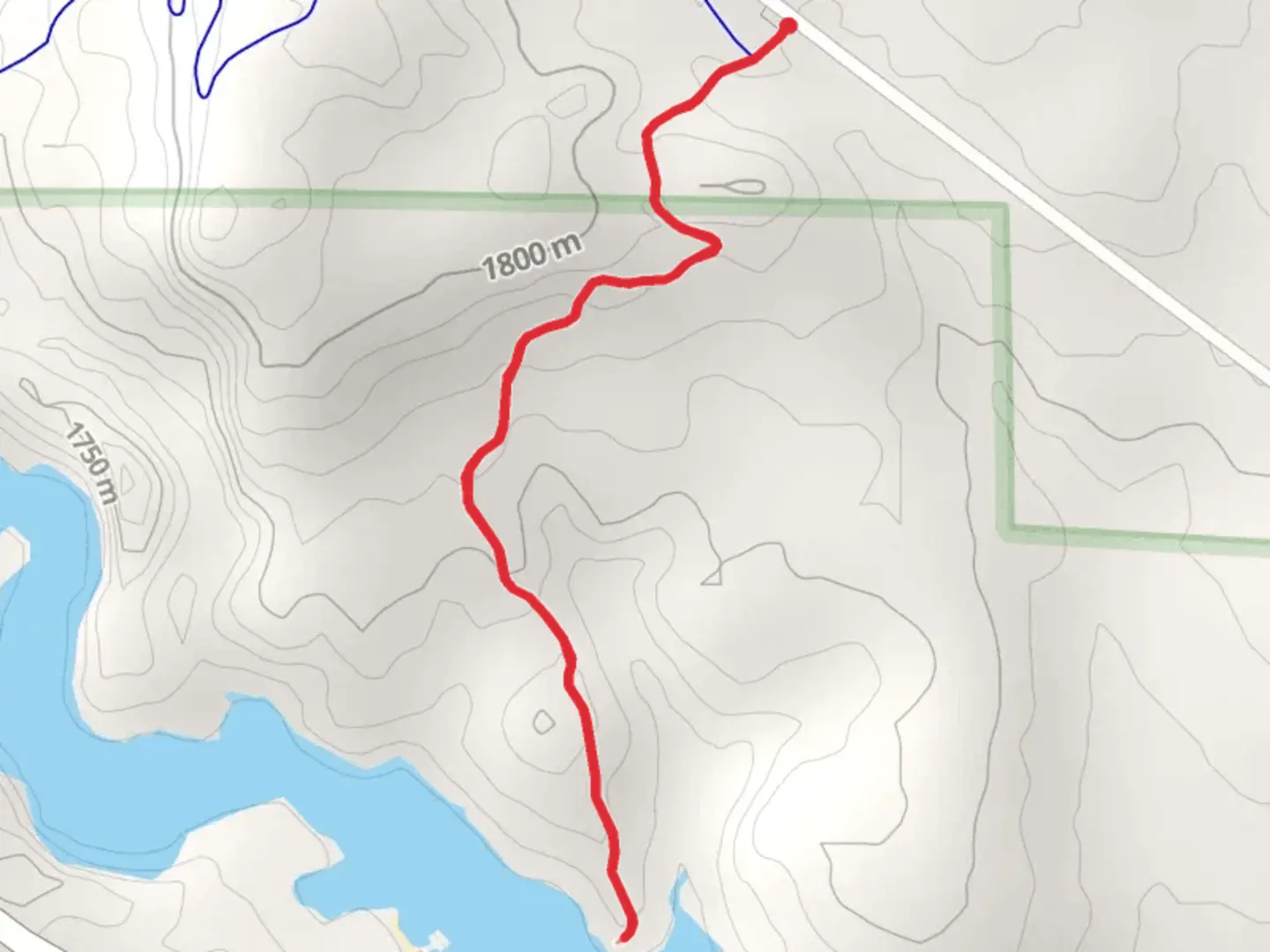 An image depicting the trail Dinosaur Trackway Trail and its surrounding area.
