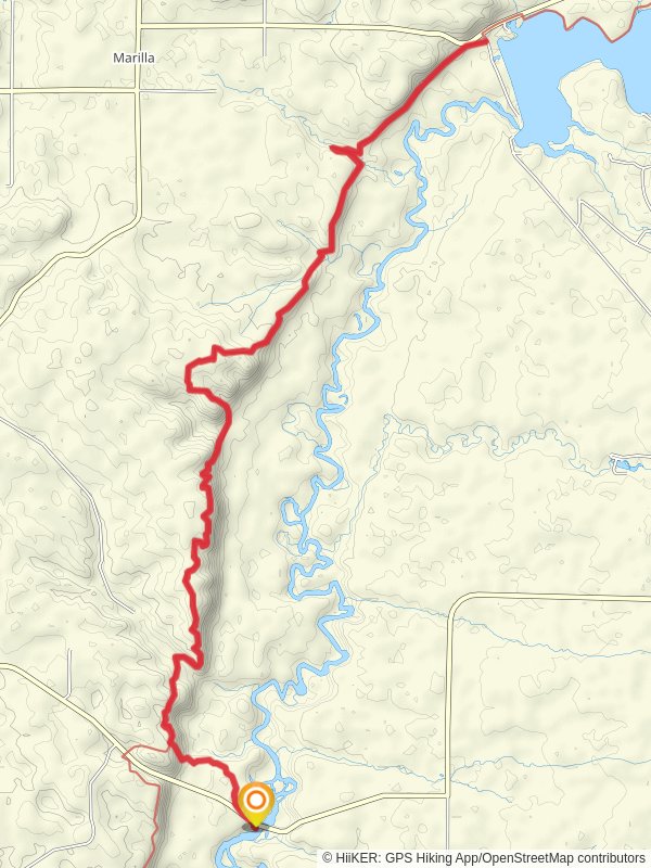 Hodenpyl Dam Pond via North Country National Scenic Trail